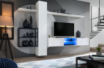 Sekcija Switch Met V su LED ap&scaron;vietimu, balta/juoda