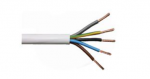 Instaliacinis kabelis,&nbsp;Lietkabelis&nbsp;OMY (BVV-LL), 5 x 1,5 mm&sup2;, baltas,&nbsp;100 m