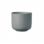 Keraminis vazonas BARI, pilkos sp., 24 x 22 cm