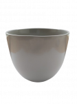 Keraminis vazonas BANGA 4, pilkos sp., 19 x 16 cm