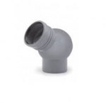 PP HT vidaus kanalizacijos reguliuojama alkūnė LEO MINOR, DN50, 0-90&deg;