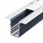 Užglaistomas bėgelis magnetinės sistemos VESTALIGHT VESTA1061M, 48V, 5,6x4,4x200cm