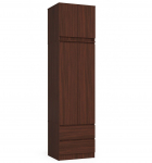 Prie&scaron;kambario spinta S60 2D, ruda