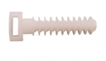 Kai&scaron;tis su dirželio laikikliu BALTPLAST, &Oslash;8x40mm/10 vnt., baltos sp.