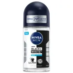 Rutulinis antiperspirantas Nivea Black&White Invisible Fresh Man, 50 ml