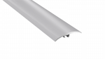 Universali aliumininė grindų juostelė CS37 CS40, WHITE MAT ąžuolo spl., 37 mm pločio, 93 cm ilgio