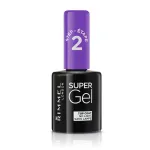 Vir&scaron;utinis nagų lako sluoksnis Rimmel Super Gel Top Coat, 12 ml