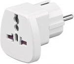Universalus adapteris AC/AC UK/USA/IT/CH - EURO, su įžeminimu