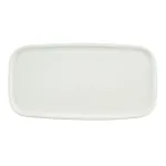 Stačiakampė lėk&scaron;tė AURORA NORDIC WHITE, baltos sp., 21 x 11cm