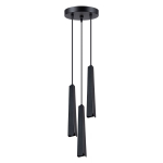 Pakabinamas &scaron;viestuvas SOLLUX  PRYSM 3P noir, 3xG9, max 8 W LED, juodas