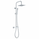 Du&scaron;o sistema INVENA SVART, lietaus ir rankinis du&scaron;as, termostatinis mai&scaron;ytuvas, chromo sp