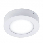 Pavir&scaron;inė LED panelė HOROZ, 12 W, 3000 K, 840 lm, baltos sp., &oslash;16 x h2,8 cm
