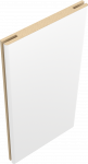 Durų staktos praplatinimas baltos spalvos dažytoms durims, 20 x 210 cm, storis 10 mm