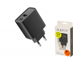 Įkroviklis HAVIT 111 Smart Home Charger, QC3.0/18W+PD/20W