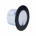 LED laiptų &scaron;viestuvas DPM, IP20, 1,2W, 4000K, 30 lm, su jud.davik., juodos sp., ap&scaron;viet. kampas 110&deg;