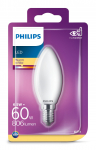 &Scaron;viesos diodų lemputė PHILIPS, E14, 6,5 W, atitinka 60 W, 2700 K, 806 lm, nedimeriuojama