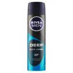 Pur&scaron;kiamas antiperspirantas Nivea Men Deep Black Carbon Beat, 150 ml