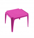 Plastikinis vaiki&scaron;kas staliukas TAVOLO BABY, 55 x 50 x 44 cm, violetinės sp.