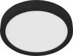 Lubinis LED &scaron;viestuvas EGLO IDUN-E, 24 W, 2400 lm, 4000 K, juodos sp, &Oslash;30 x 3,4 cm