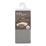 Satininė paklodė su guma ELDORADO HOME, 160 x 200 + 30 cm, 100% medvilnės, 3-jų spalvų