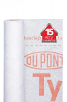 Difuzinė plėvelė TYVEK SOFT, 60 g/m2, 1,5 x 50 m