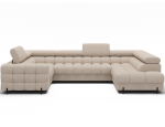 Kampinė sofa Fectory, smėlio sp., 205 x 346 cm x 93 cm