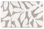 Vonios kilimėlis 4LIVING LEAF, 100% poliesterio, margas, 50 x 80 cm