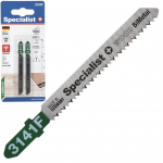 Siaurapjūklio pjūkleliai SPECIALIST+, 55/80 mm, 3141F, 13 TPI, BIM, laminatui 1,5-5 mm, 2 vnt.