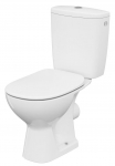 Unitazo komplektas CERSANIT Compact 659 NEW CO 010, su lėtai nusileidžiančiu dangčiu, 665 x 360 x 785 mm