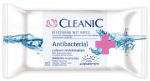 Drėgnos servetėlės CLEANIC Antiseptic, 15 vnt.