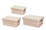 Medinė dėžė su dangčiu 4LIVING, 35 x 25 x 15 cm