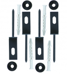 O tipo tvoros segmentų fiksatorius, antracito sp., 50 x 50 x 20 mm, 4 vnt