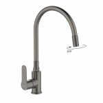 Plautuvės mai&scaron;ytuvas INVENA KSANTI PLUS, su 360&deg; sukiojamu snapu, pilkos matinės sp.