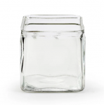 Stiklinė vaza CUBUS, 12 x 12 cm