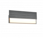 Sieninis LED lauko &scaron;viestuvas TRIO MARIZA,10 W, 3000K, 1100lm, antracito sp, 16,5x40x6,5cm