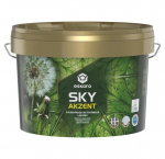 Lubų dažai ESKARO AKZENT SKY, visi&scaron;kai matiniai, baltos sp., 2,7 l