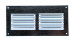 Metalinės ventiliacijos grotelės MR2010Zn, 200 x 100 mm, cinkuotos