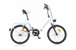Sulanktomas dviratis AURELIA Foldable, 20", baltas