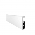 Polistireno grindjuostė VEGA P0810, baltos sp., 80 mm auk&scaron;čio, 20 mm pločio, 2,4 m ilgio