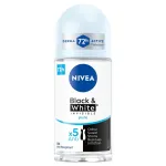 Rutulinis antiperspirantas Nivea Black&White Invisible Pure, 50 ml