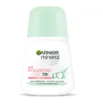 Rutulinis antiperspirantas moterims Garnier Mineral Hyaluronic Care, 50 ml