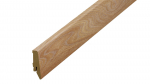 MDF grindjuostė CLIP, Passadenos ąžuolo sp., 58mm auk&scaron;čio, 19mm pločio, 2,4m ilgio