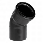 Betriuk&scaron;mės kanalizacijos alkūnė PIPELIFE Master 3Plus, DN110, 45&deg;