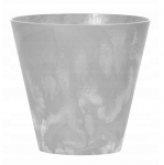 Lauko plastikinis vazonas TUBUS BETON, pilkos sp., 30 x 28 cm