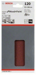 Stačiakampiai &scaron;lifavimo lapeliai BOSCH, 93 x 186 mm, K120, 10 vnt.