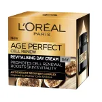 Dieninis veido kremas nuo rauk&scaron;lių L&rsquo;Or&eacute;al Paris Age Perfect Cell Renew, 50 ml