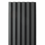 Akustinė dailylentė 6L Uni, juodos spalvos, 265 x 30 cm