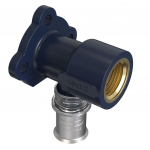 Presuojama prietaisinė alkūnė WAVIN Tigris K5, DN20 x 1/2