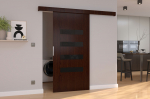 Stumdomos durys FORLI 106, 106 x 205 cm, ruda/juoda