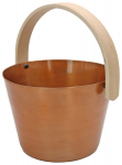 Pirties kubiliukas SAUNIA, 5 l, aliuminio, vario sp., beržo rankenėlė